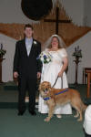 November 14, 2003: Wil, Denise, &, Titan at Wedding.